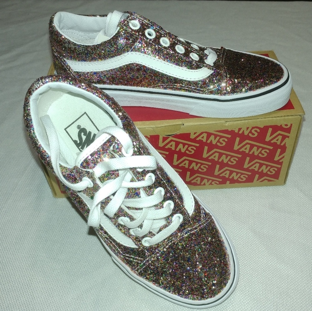 Old Skool Chunky Glitter Size 6 Vans